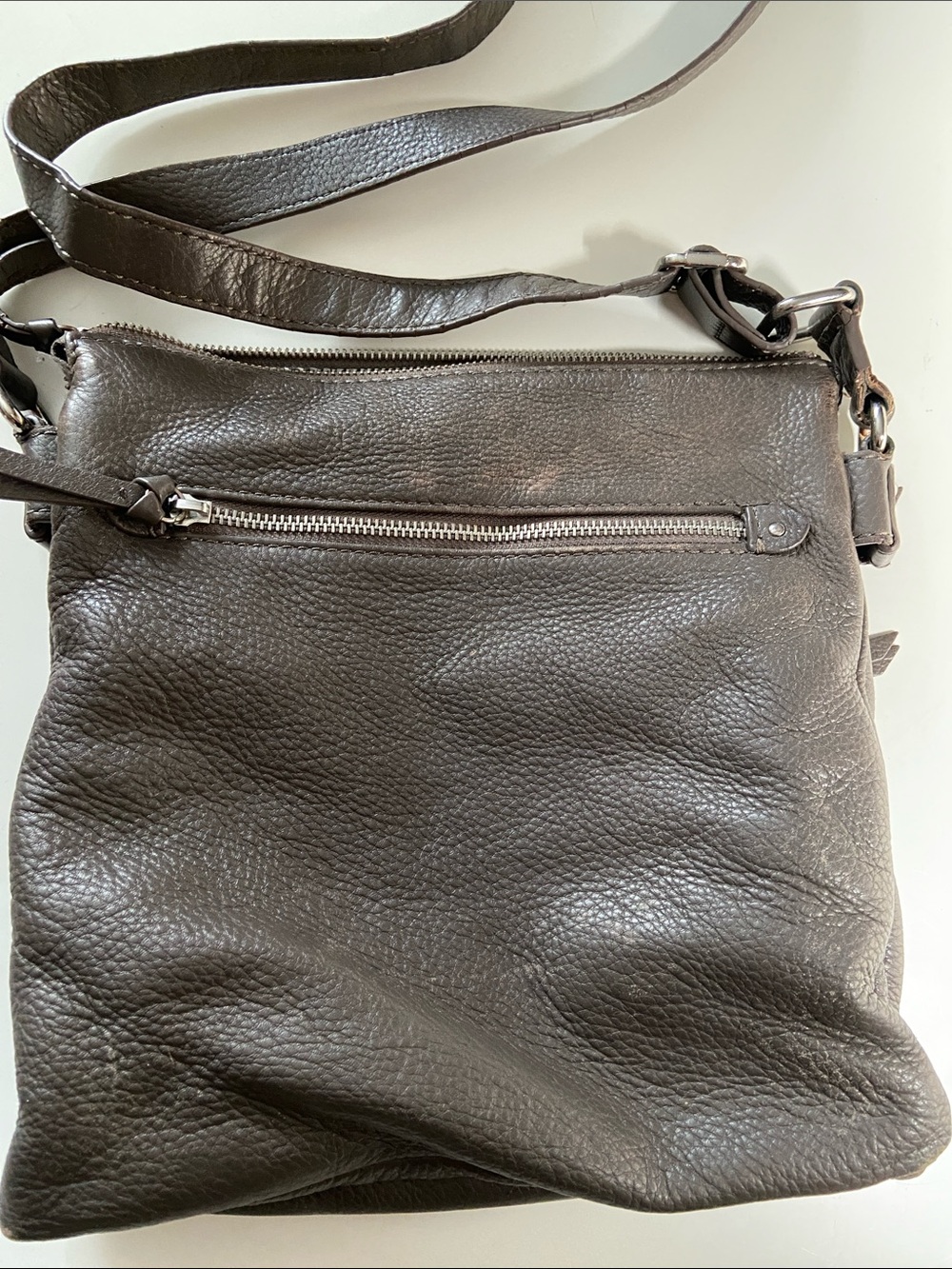 Vintage Pebble Leather Danier Leather Crossbody Bag - Picture 3 of 12